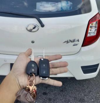 Perodua Axia car flip key remote control