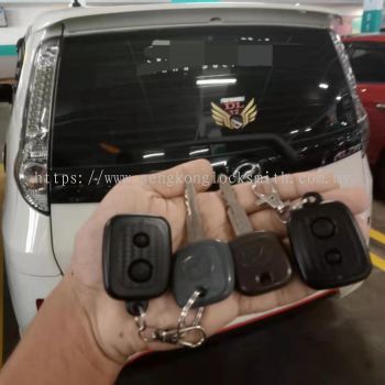 Perodua Alza car key with remote control 