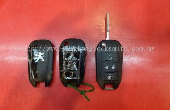 Peugeot car key control casing 