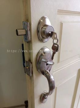 main door lock installation 