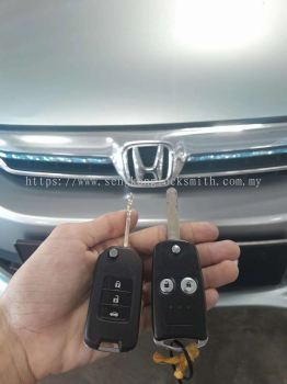 duplicate Honda car key control 