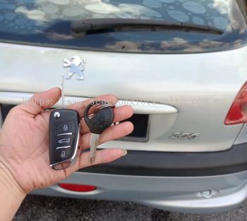 duplicate Peugeot car key control 