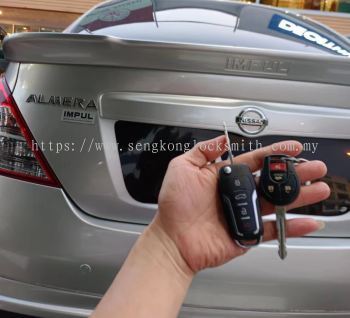 duplicate Nissan car key control