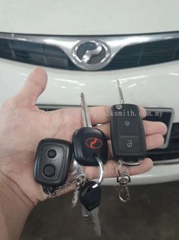 duplicate Perodua Myvi Perodua Alza car key with remote control 