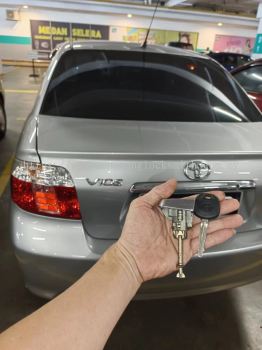 Toyota Vios car key all lost 