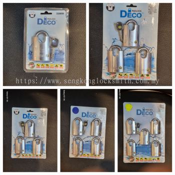 Deco anti rust and anti cut pad lock 