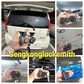 duplicate Perodua car Flip key controller