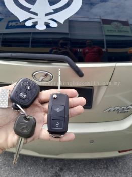 duplicate Perodua car Flip key controller