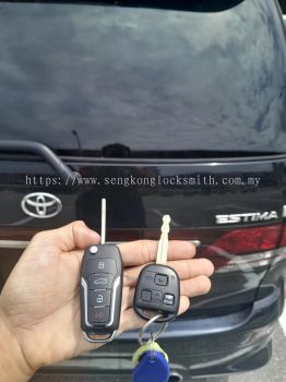 duplicate Toyota Estima cars Flip key controller