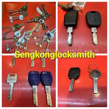 Professional locksmith duplicating keys