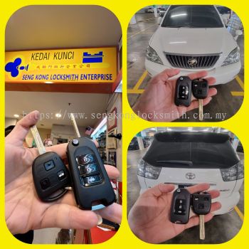 duplicate Toyota harrier car key controller 