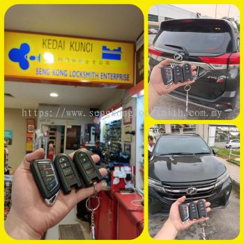 duplicate Perodua Aruz keyless car key controller