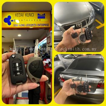 Professional copy Toyota Vios car key remote control