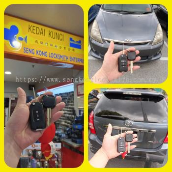 duplicate Toyota wish car key controller 