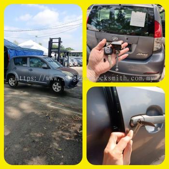 perodua Myvi car key all lost 