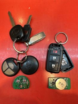 repair Toyota Vios ncp93 car key remote control 