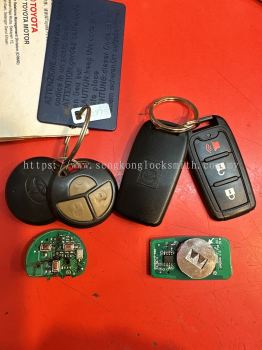 repair Toyota Vios ncp93 car key remote control 