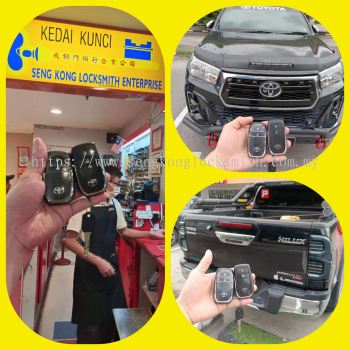 duplicate Toyota Hilux car keyless remote control 