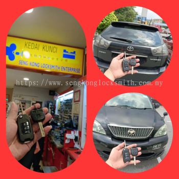 duplicate Toyota harrier acu30 car flip key controller 