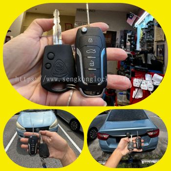 RM99 Pendua baru satu kunci lipat remote kereta proton saga VVT 