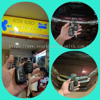 duplicate Toyota wish car flip key controller 