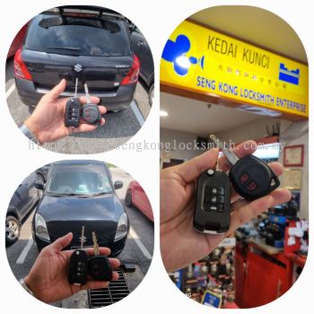 duplicate Suzuki Swift car flip key remote control 