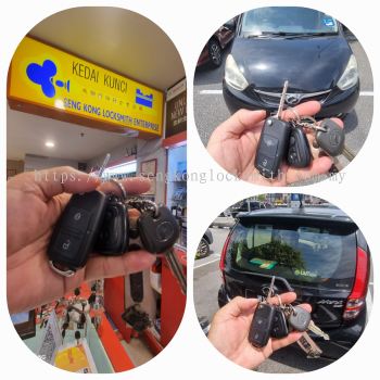 RM99 pendua Perodua Myvi kunci lipat remote kereta 