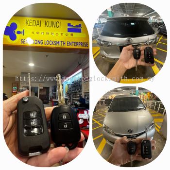 Duplicate Toyota Wish car key remote control