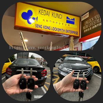 Duplicate Honda city gm3 car key with remote control