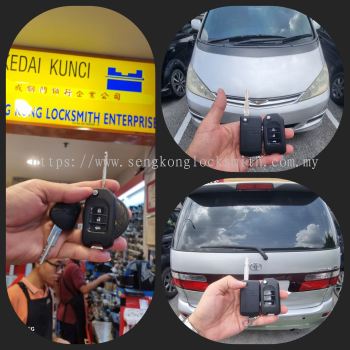 Duplicate Toyota Estima car flip Key remote control