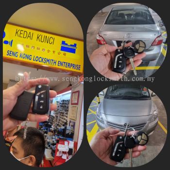 Duplicate Toyota Vios ncp93 car flip Key remote control