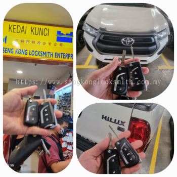 Duplicate Toyota Hilux car flip Key controller