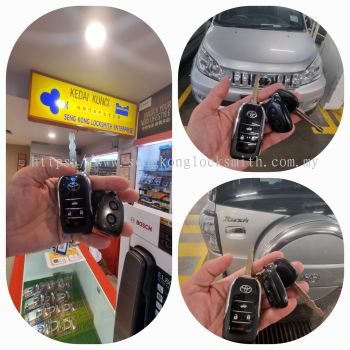 duplicate Toyota Rush car flip key controller 