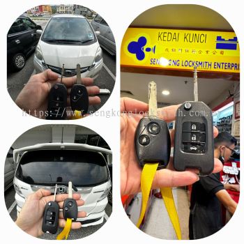 Duplicate Honda Jazz car flip Key remote control