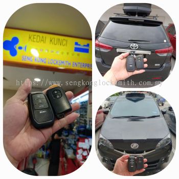 Pendua Toyota wish car smart key controller