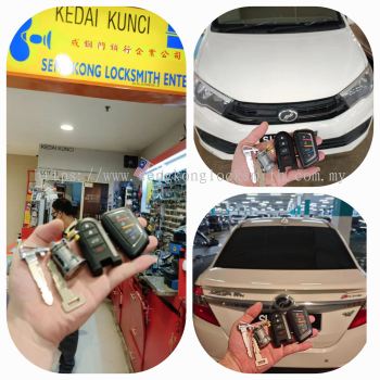 Copy Perodua Bezza Car Remote Control and Repair Car Door Lock