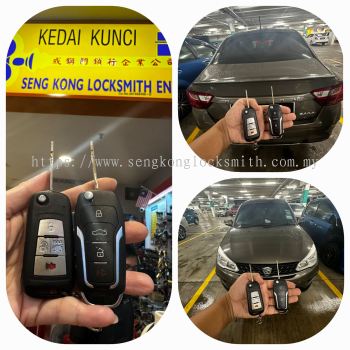 Duplicate Proton Saga 2020 car flip Key controller