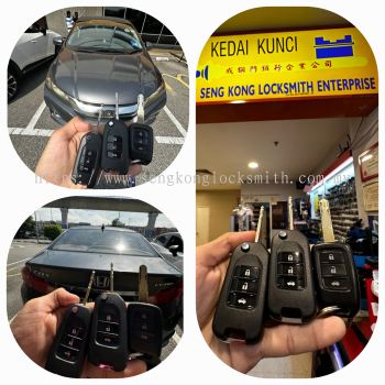 Duplicate Honda city 2013 car flip Key controller