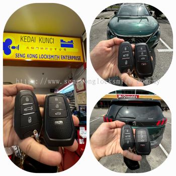 Duplicate Peugeot 5008 car smart key remote control