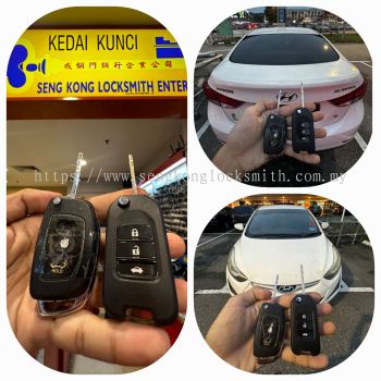 Duplicate Hyundai Elantra car flip Key remote control