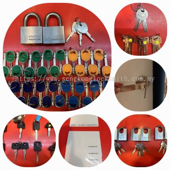 We sell all types of locks, duplicate keys, duplicate access cards, duplicate truck keys and unlocking services