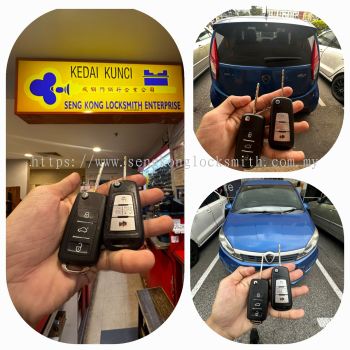 Duplicate car flip Key remote control Proton Iriz