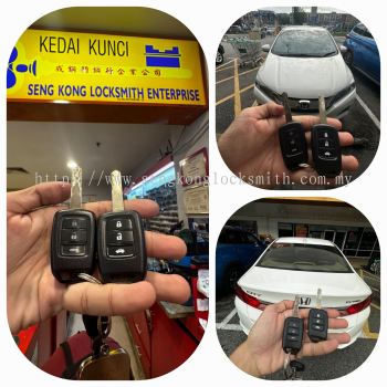 Pendua pengawal kunci kereta Honda city gm5