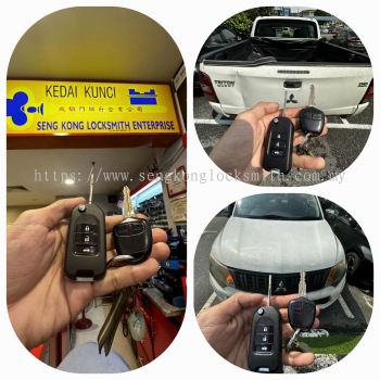 Duplicate Mitsubishi Triton car flip Key controller