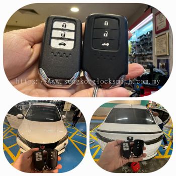 Pengawal kunci pintar kereta bandar Honda pendua 2019