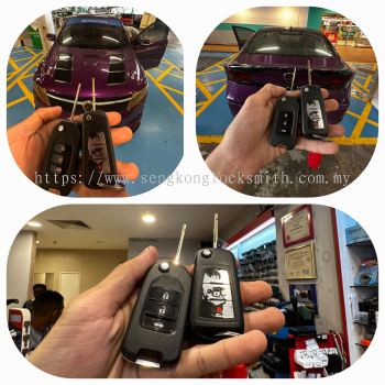 Duplicate Proton Preve car flip key remote control