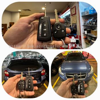 Copy Subaru XV 2015 car flip key remote control