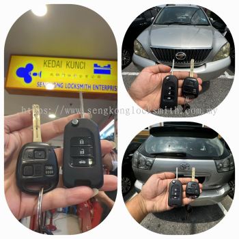 Duplicate Toyota Harrier 2006 car flip Key remote control