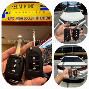 Honda city 2014 car flip Key remote control