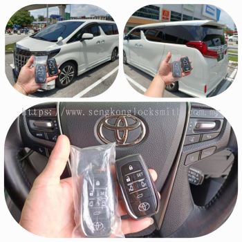 Thank you support, duplicate Toyota Alphan car keyless remote control